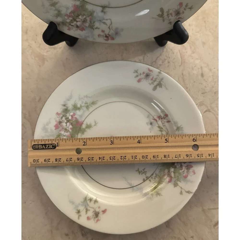 Set of 4 Theodore Haviland New York Apple Blossom 6 3/8